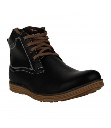 Le Costa Black Boot Shoes for Men - LCL0018